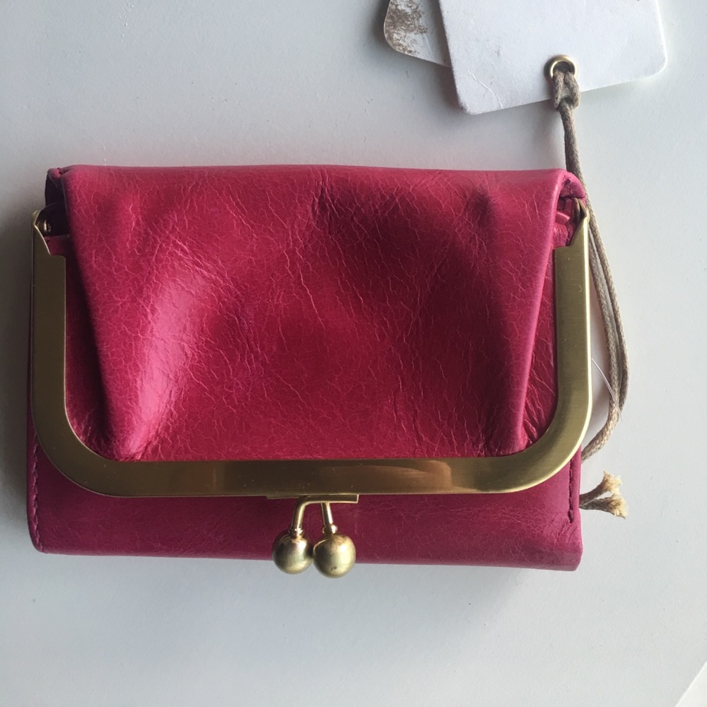 HOBO WALLET - Leather, pretty floral lining